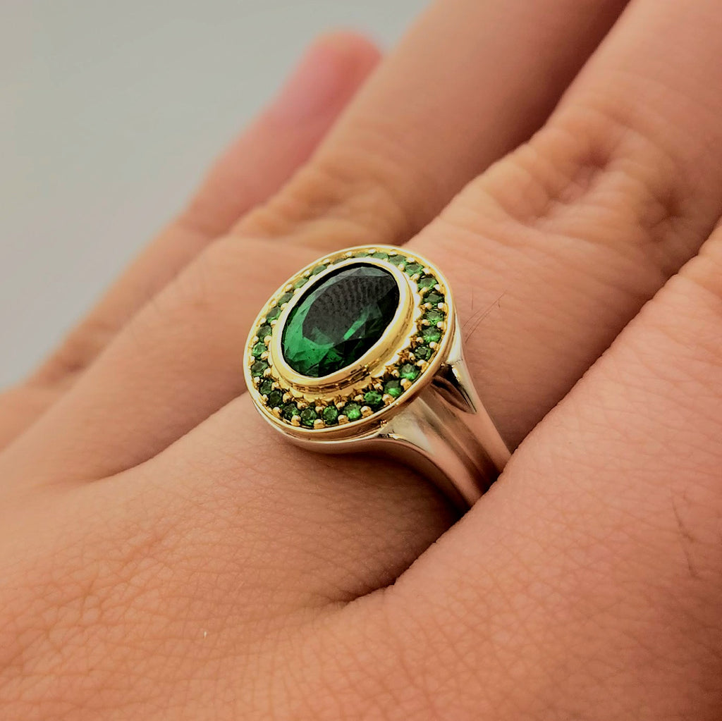 Tsavorite Ring