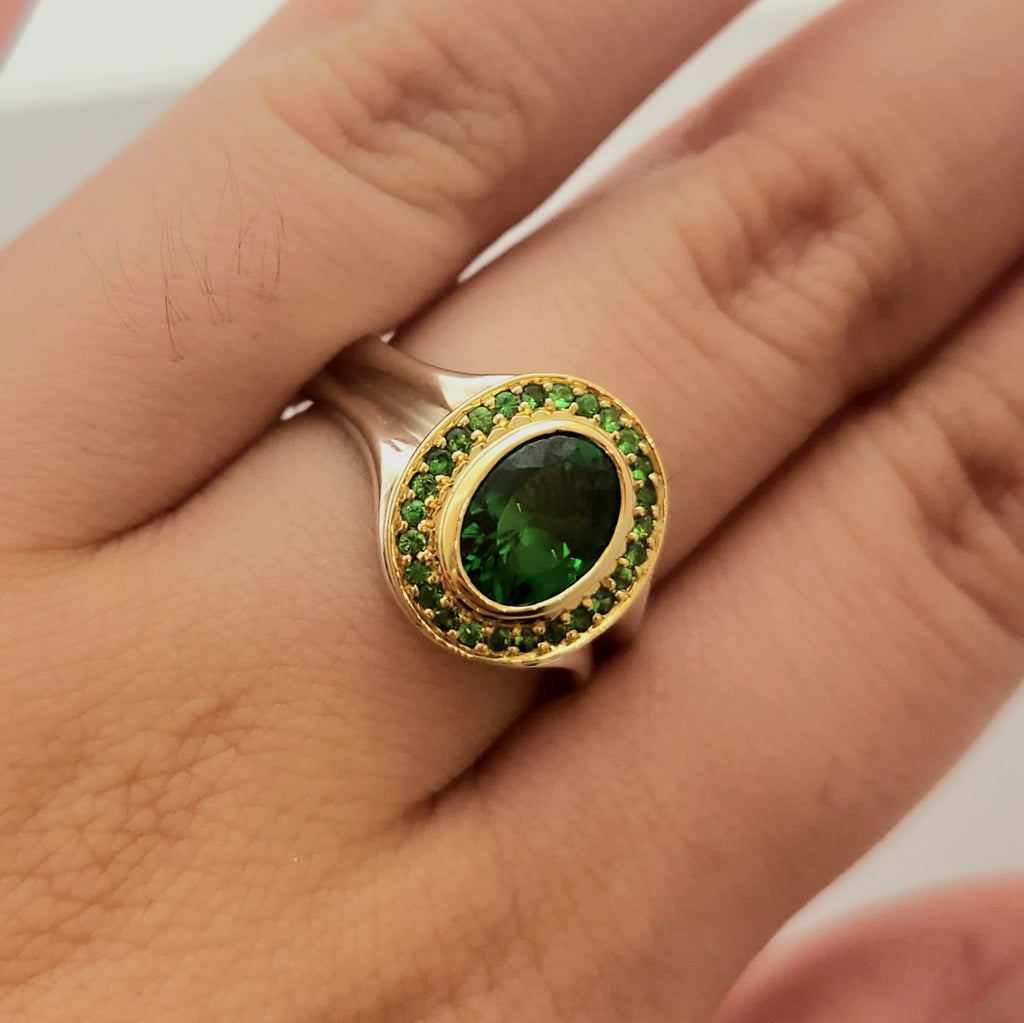 Tsavorite Ring