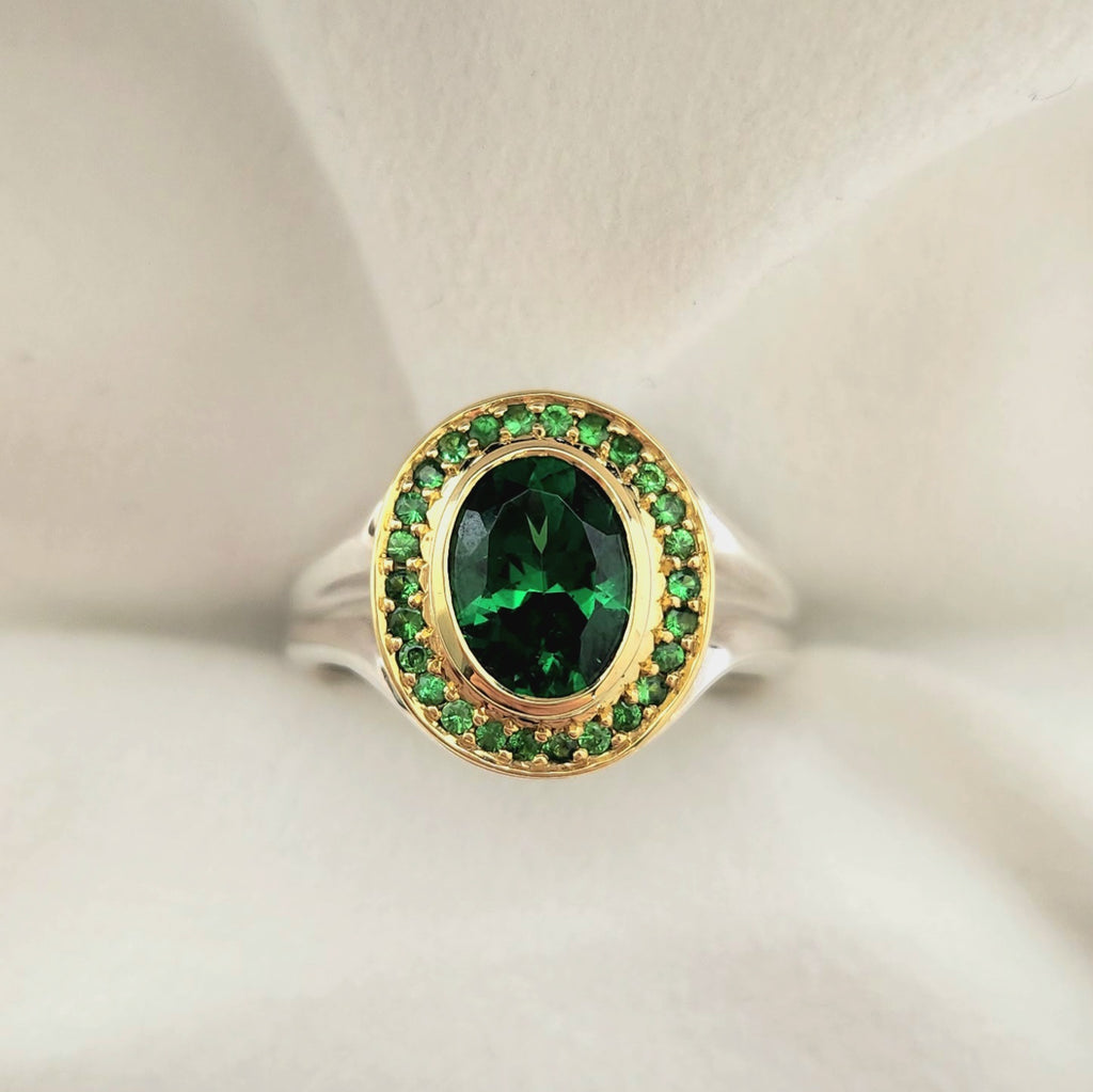 Tsavorite Ring