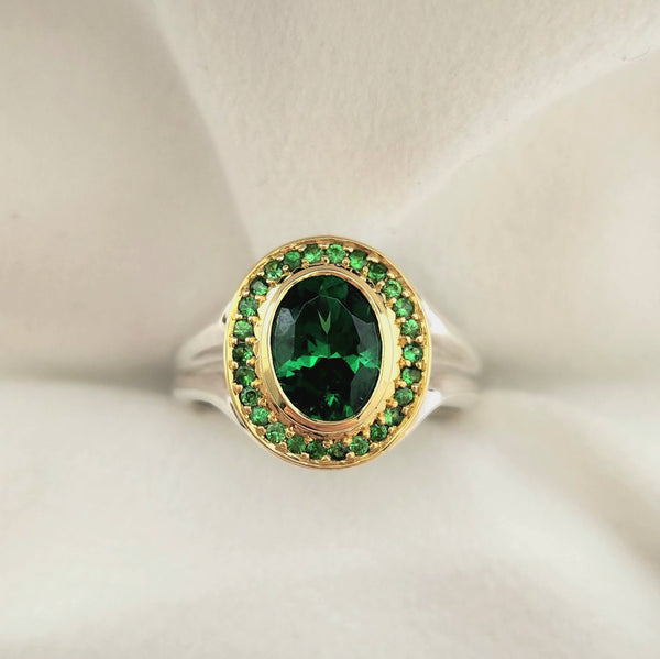 Tsavorite Ring