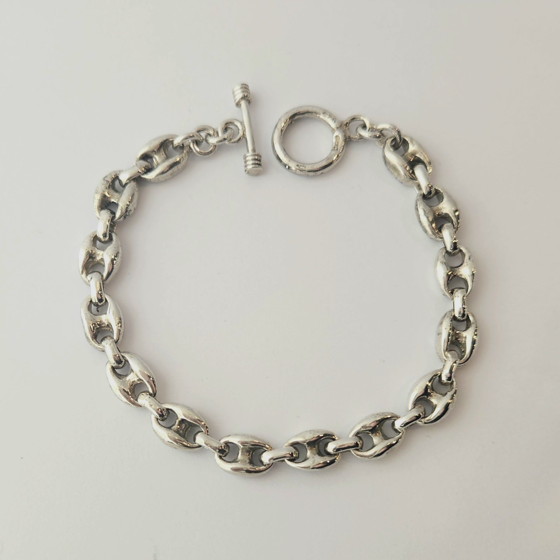 Gucci silver chain bracelet sales