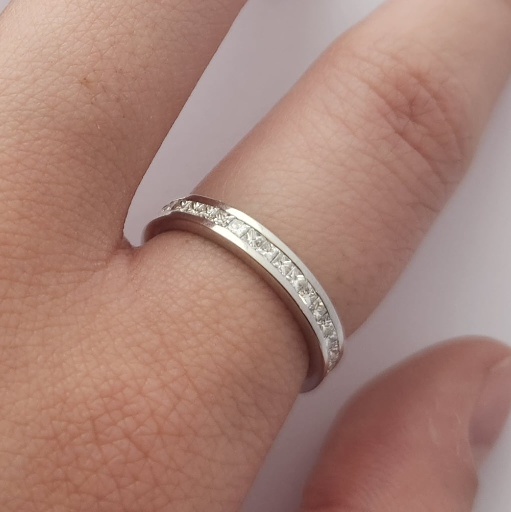 Princess Cut Diamond Endless Eternity Ring