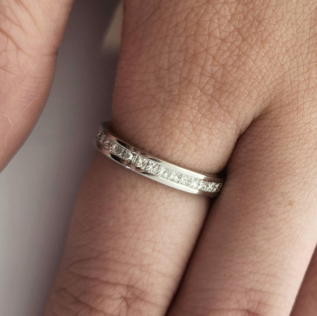 Princess Cut Diamond Endless Eternity Ring