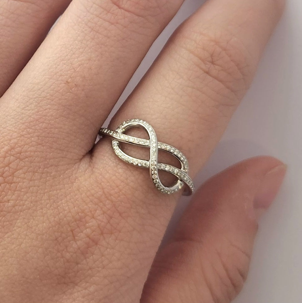 Infinity Diamond Ring