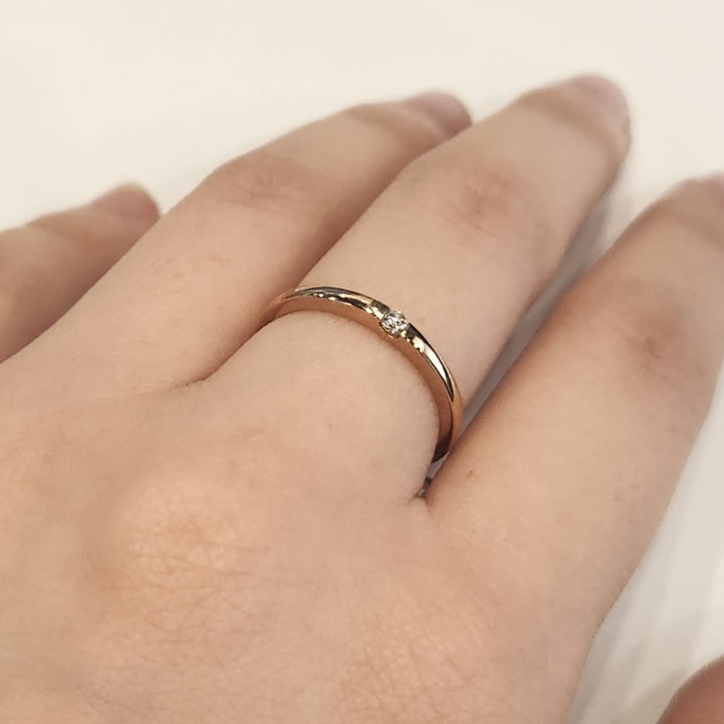 Rose Gold Diamond Ring