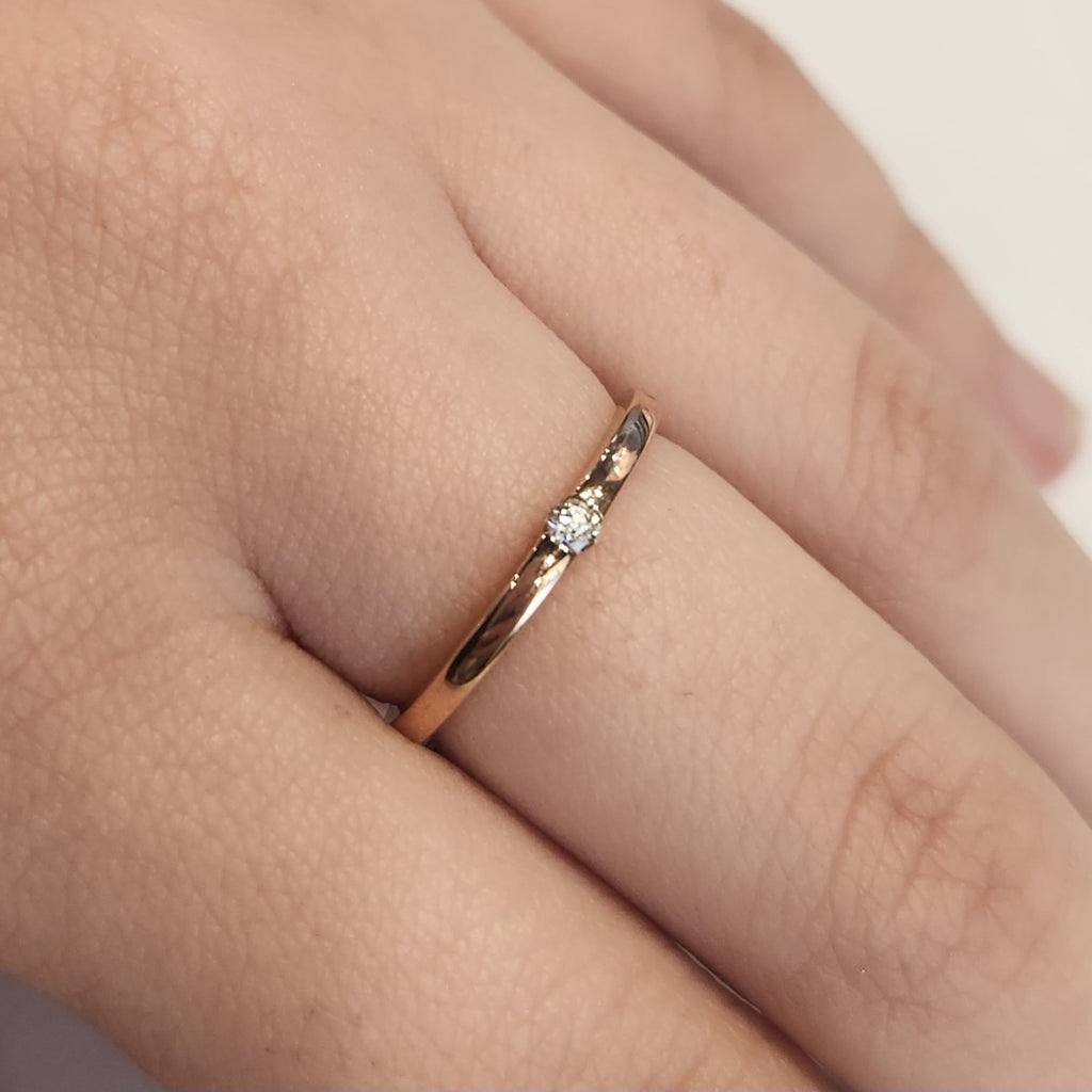 Rose Gold Diamond Ring