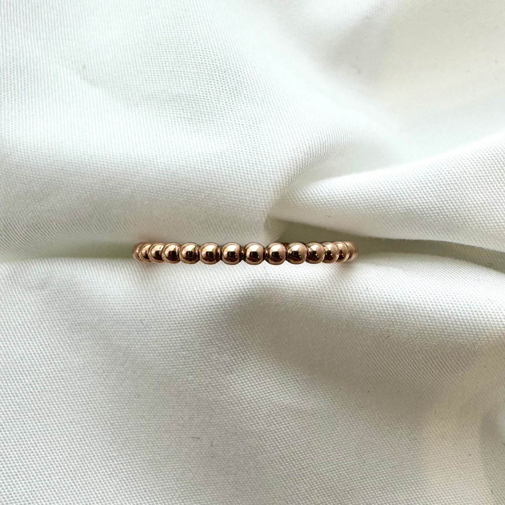 Round ball Eternity Ring