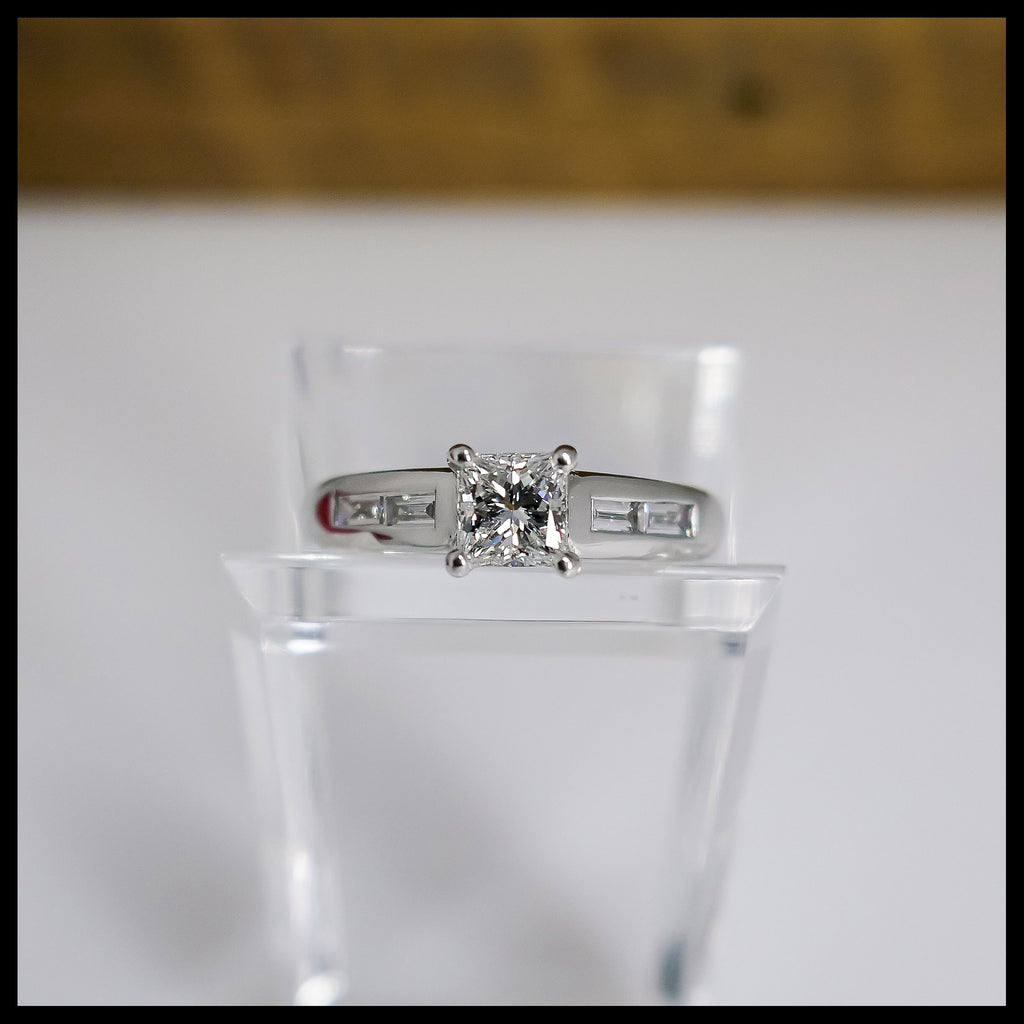 Princess Cut Diamond Engagement Ring