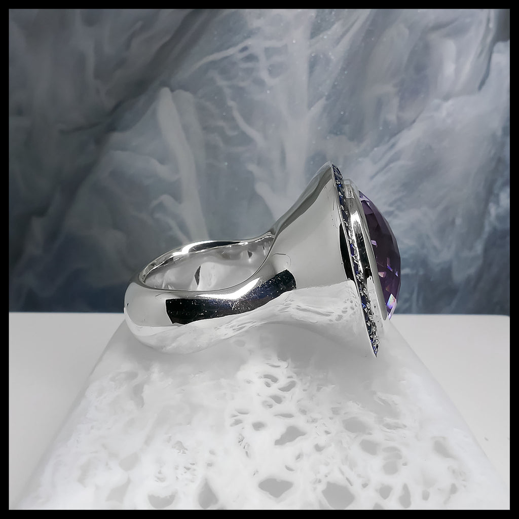 Amethyst & Sapphire Cocktail Ring